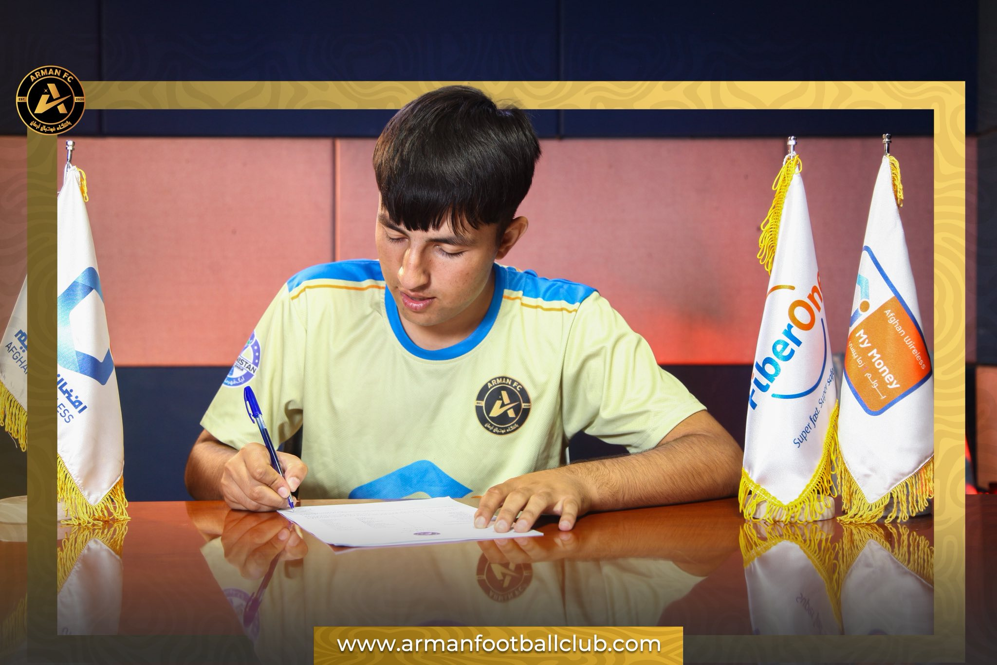 Hakim Khan Niazi signs with Arman FC ahead of the fifth season of the Afghanistan Champions League.